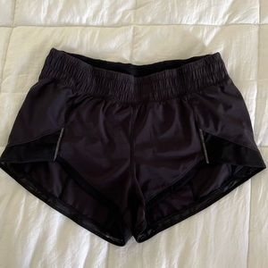 Lulu Lemon Speed Up shorts!